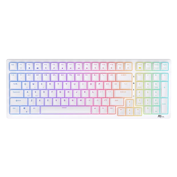 Клавиатура Royal Kludge RK98 RGB (белый, RK Brown)